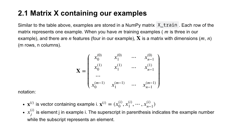 X matrix